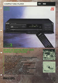 Philips CD960 Dutch brochure PDF